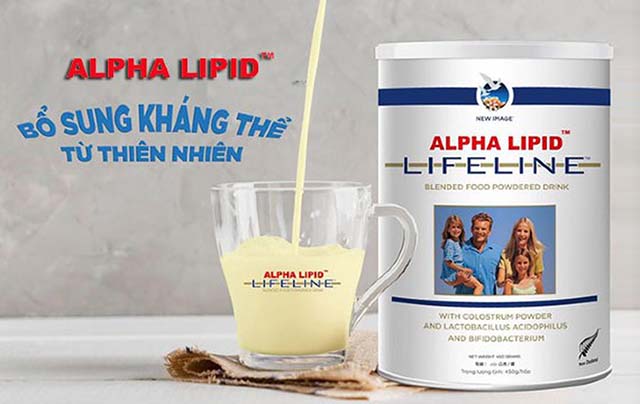 sữa non alpha lipid lifeline cải thiện khả năng kháng viêm