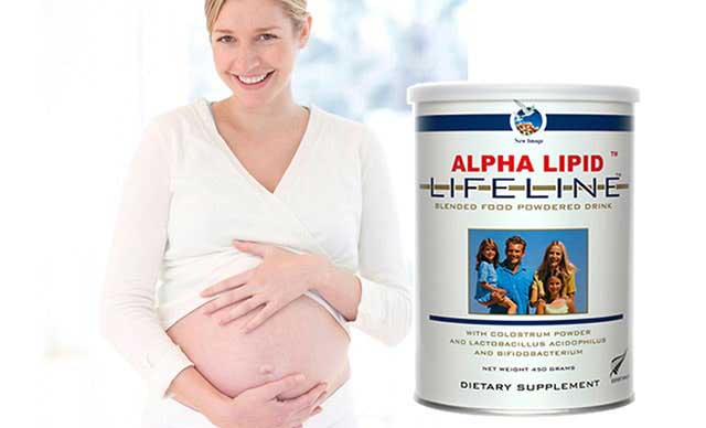 Phụ nữ mang thai sử dụng sữa non Alpha Lipid rất tốt cho thai nhi và mẹ