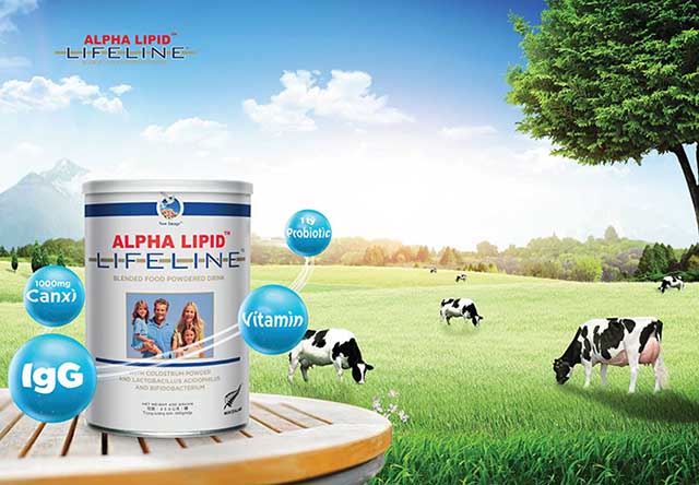 sữa non alpha lipid giúp bổ sung vitamin và khoáng chất