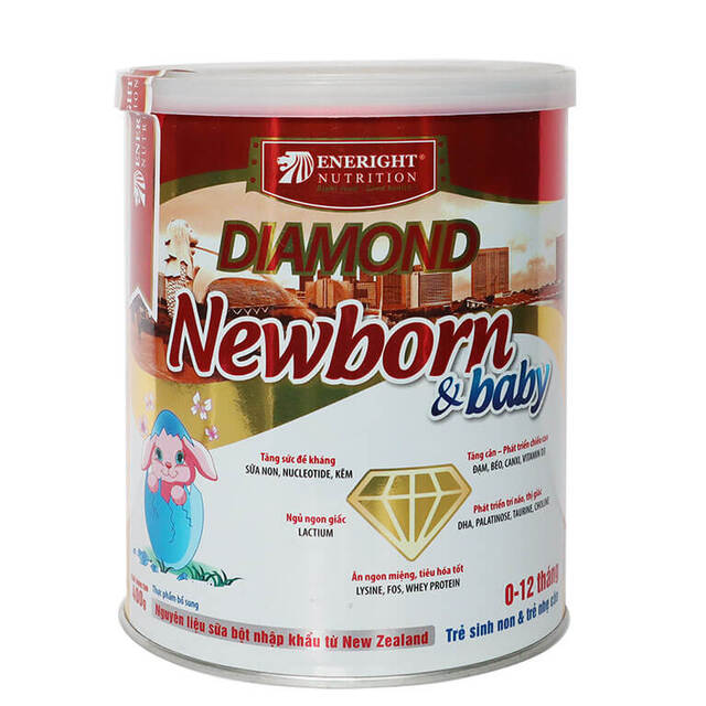 Sữa cho bé thiếu tháng Diamond Newborn baby mang đến nguồn năng lượng dồi dào