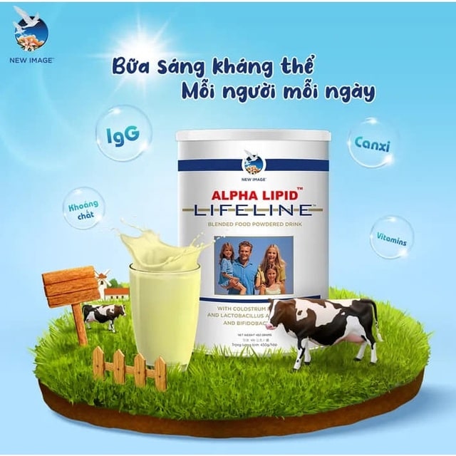 Kháng thể IgG trong sữa non Alpha Lipid là một trong những thành phần hữu ích tốt cho sức khỏe, nâng cao miễn dịch