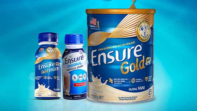 Sữa non cho người già Ensure Gold cân đối dưỡng chất, tăng cường sức khỏe
