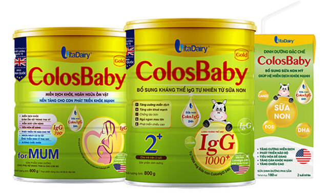 Colos Baby là sản phẩm sữa non cho trẻ ăn kém, biếng ăn không thể bỏ qua