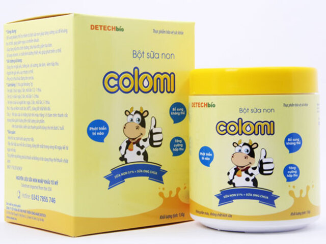 Không thể bỏ qua sản phẩm sữa non Colomi được ưa chuộng trên thị trường