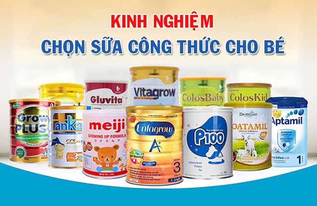 Sữa cho trẻ sơ sinh chọn cân nhắc độ tuổi, thành phần, thương hiệu và cả yếu tố thể trạng từng bé