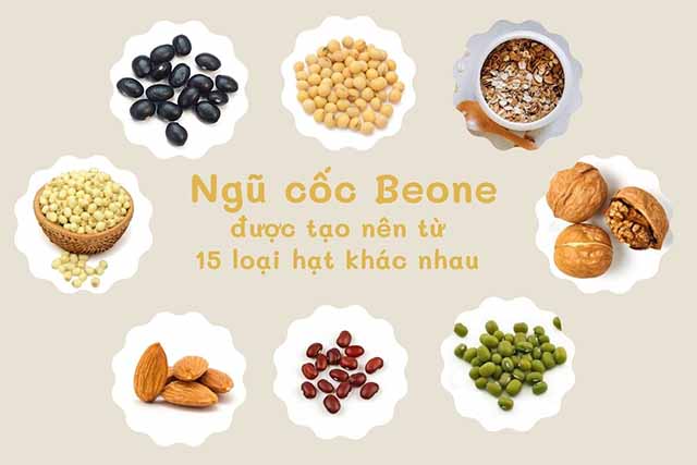 Thành phần ngũ cốc Beone là hạt tự nhiên có tác dụng giảm cân