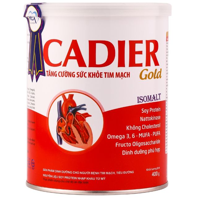 Sữa Cadier Gold giải pháp cho người mắc các bệnh về tim mạch