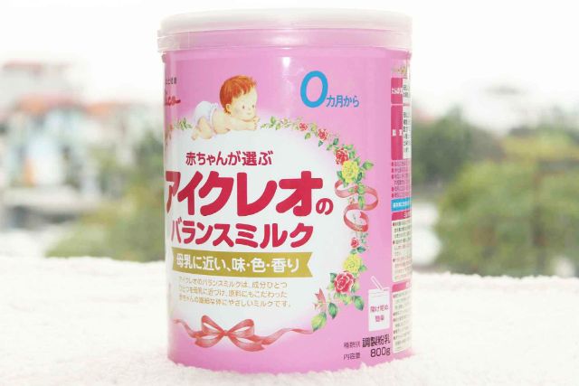 Sữa Glico Icreo số 0 của thương hiệu nội địa Nhật