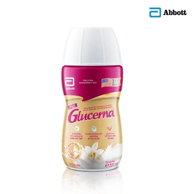 Sữa nước Glucerna đóng chai uống có dung tích 220ml