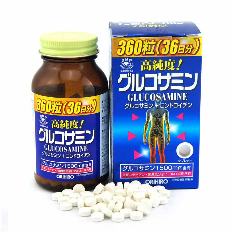 Glucosamine Orihiro giúp giảm đau nhức xương khớp nhanh chóng