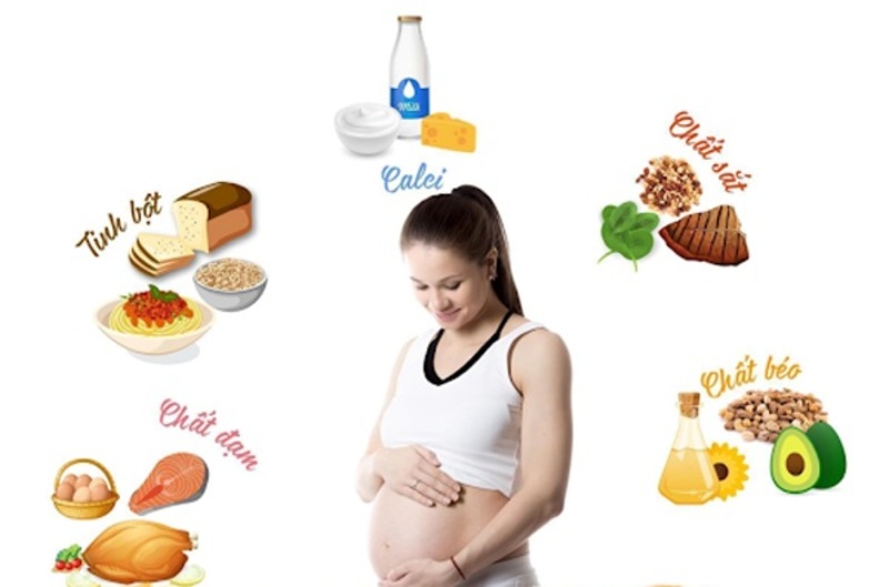 Mẹ bầu cần được cung cấp dinh dưỡng với hàm lượng đầy đủ